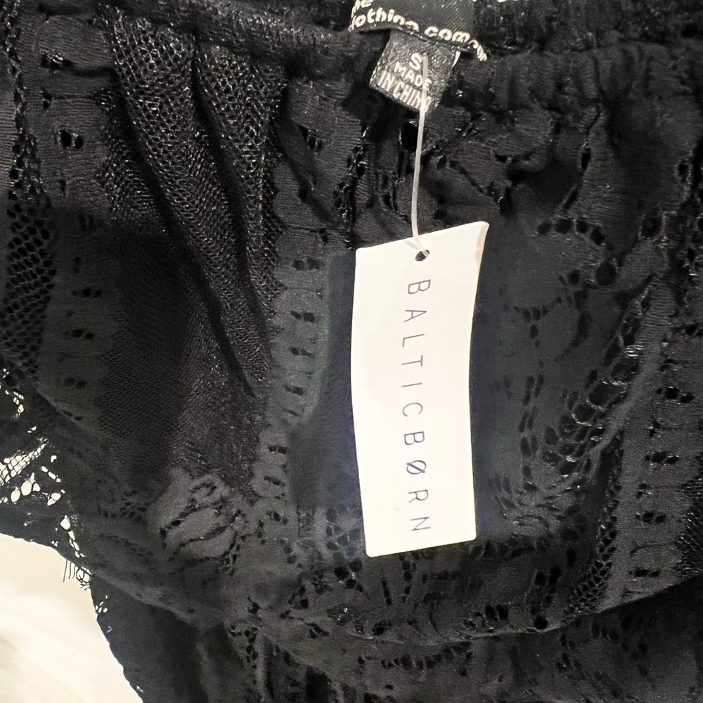 Baltic Born Caroline Black Lace Maxi Dress - Size S - Picture 3 of 3